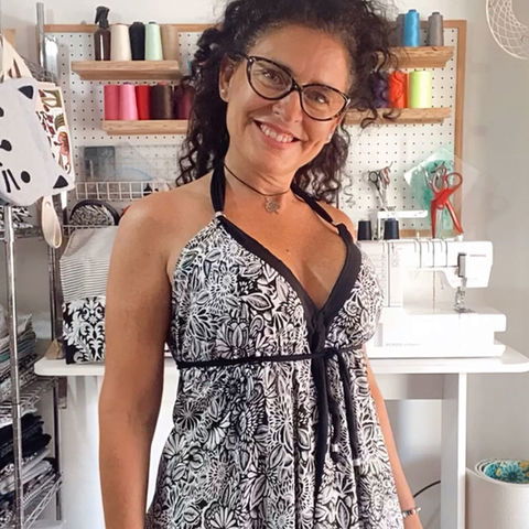 vestido solero pañuelo