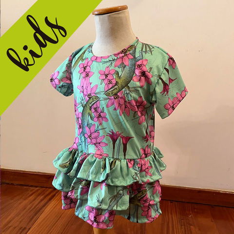 vestidito primavera con voladitos