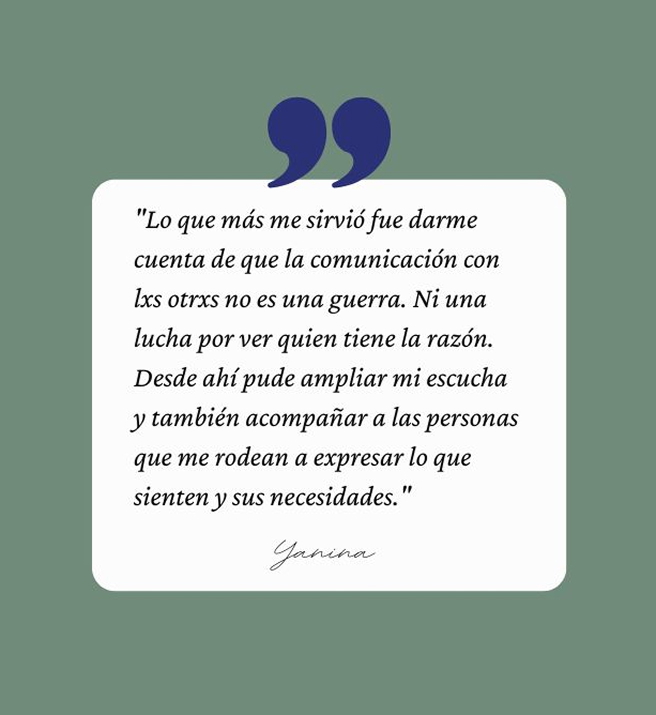 testimonio de yanina: 