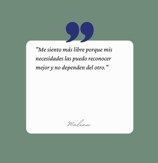 Testimonio de Malena: 