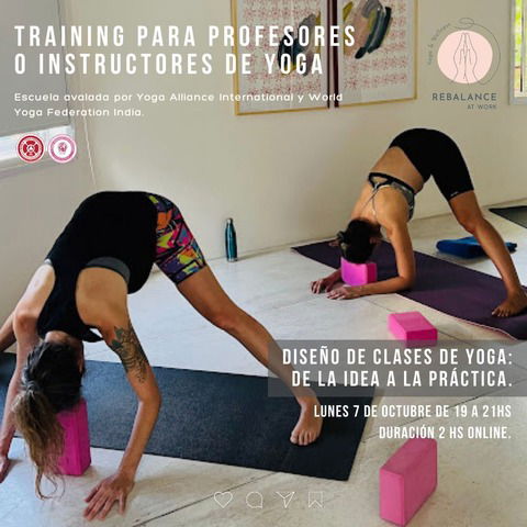 Training para Instructores y Profesores de yoga 