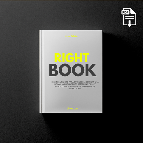 Libro RIGHT. Cómo negociar como 
