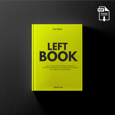 LIbro LEFT. Los Tips que nadie te dijo para emprender