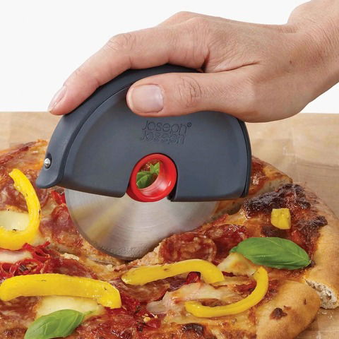 Disco para cortar pizza gris