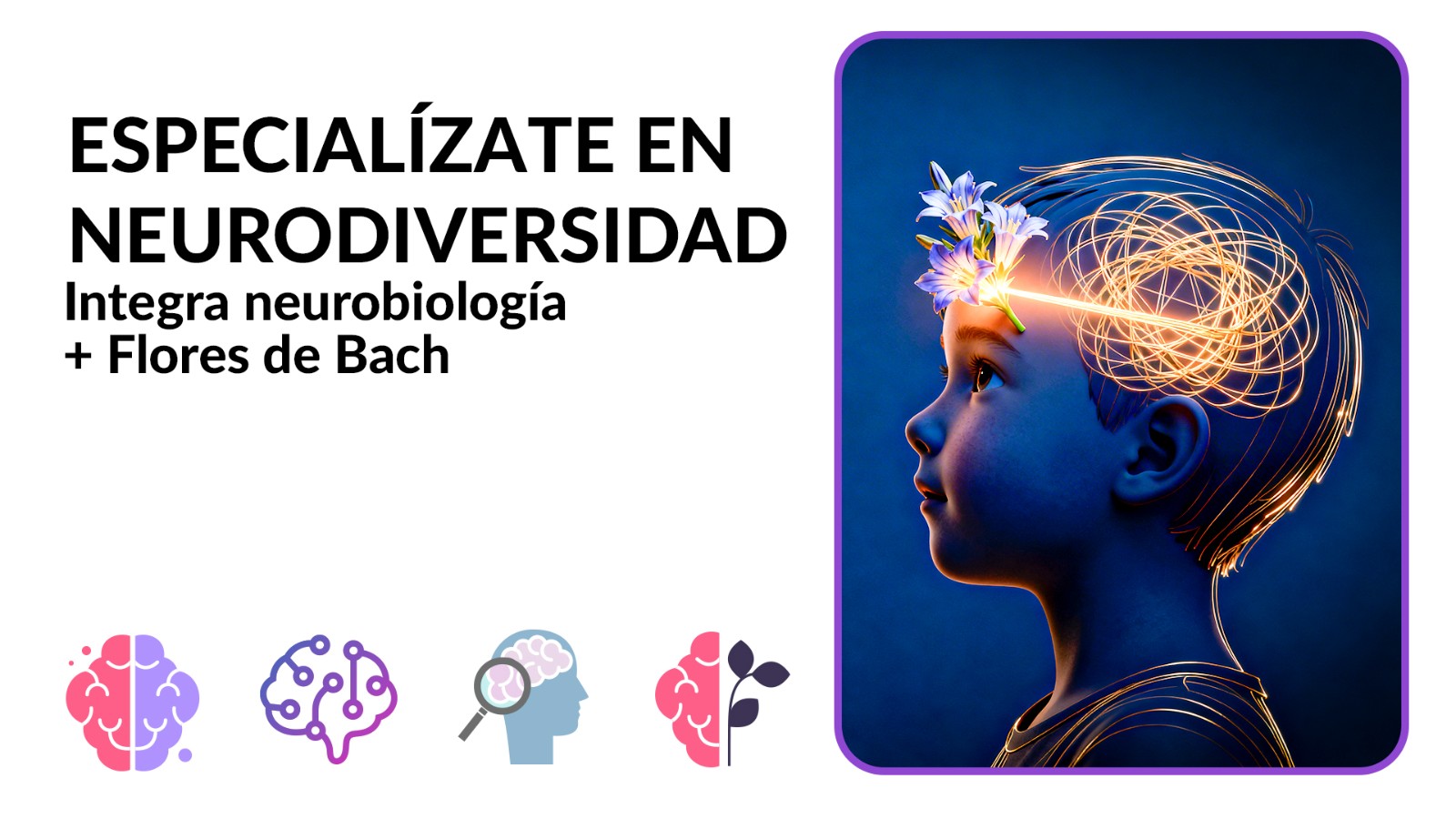 Taller de Estrategias Florales de Bach en TDAH, Dislexia y Autismo.