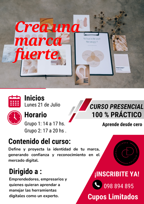 Crea una marca con impacto y vende más (Martes 22 de Julio 2025 17:00 hs.)