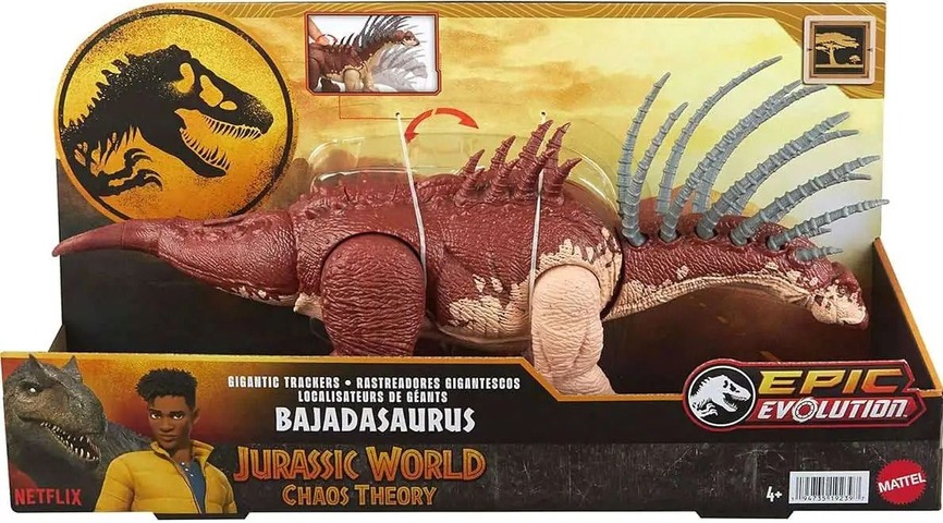 Jurassic World Chaos Theory Epic Evolution Bajadasaurus Action Figure Gigantic Trackers