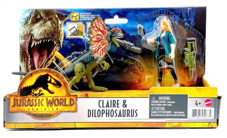 CLAIRE & DILOPHOSAURUS Jurassic World Park Dominion