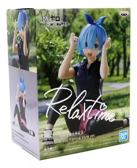 Figura Banpresto Re:zero Rem Relaxing Time Anime Bandai