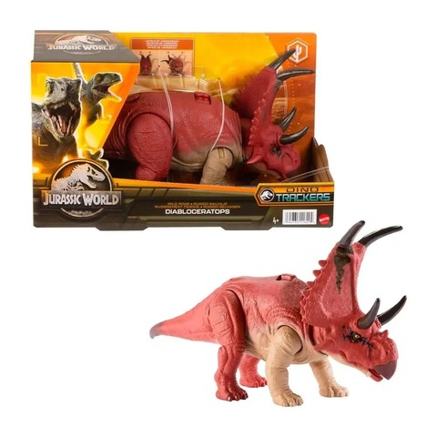 Mattel Jurassic World Diabloceratops Rugido Salvaje
