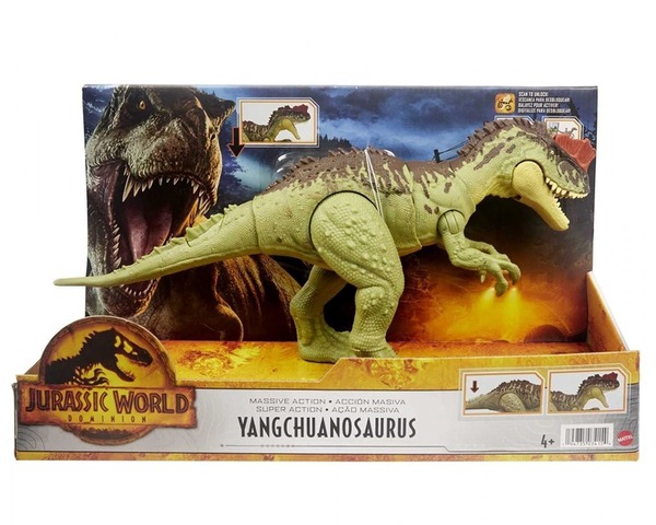 Jurassic World Yangchuanosaurus Acción Masiva