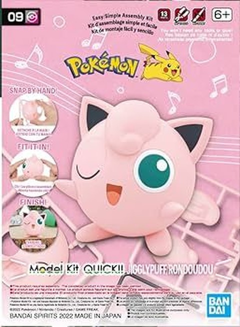 Jiglypuff kit de modelado de figuras de Pokémon Bandai Spirits