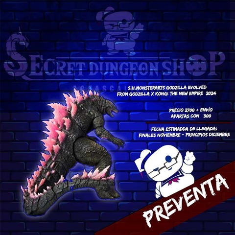 S.H.MonsterArts GODZILLA Evolved  FROM GODZILLA x KONG: THE NEW EMPIRE [2024]