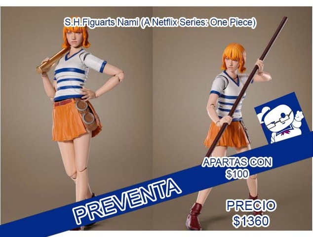 S.H.Figuarts Nami (A Netflix Series: One Piece)