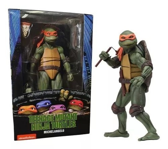 Neca Tmnt Tortugas Ninja Movie 1990 Michelangelo