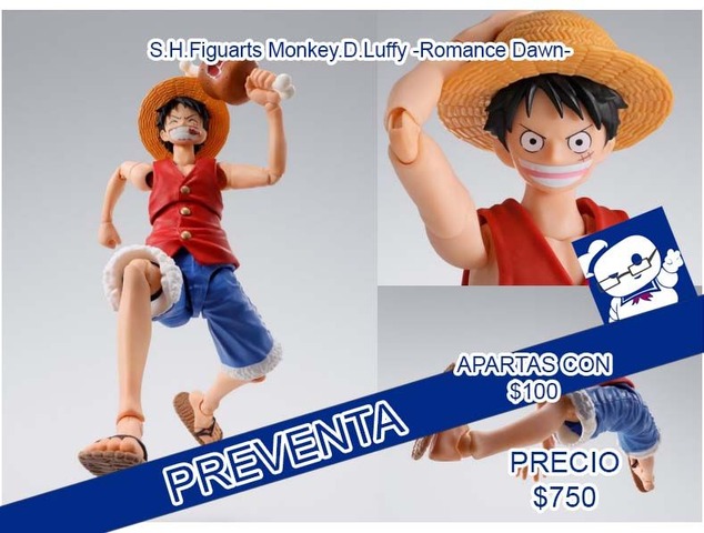 S.H.Figuarts Monkey.D.Luffy -Romance Dawn-