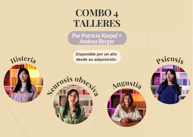 COMBO COMPLETO: neurosis obsesiva + histeria + angustia + psicosis