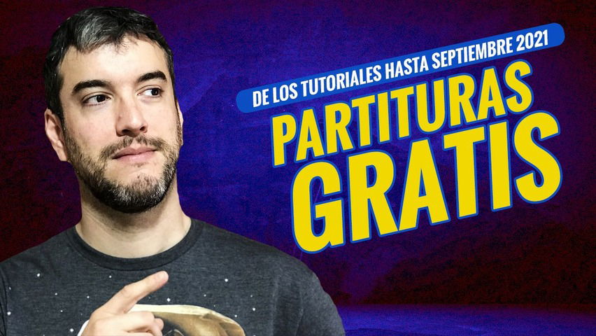 Pack PARTITURAS GRATIS de mi canal de YouTube