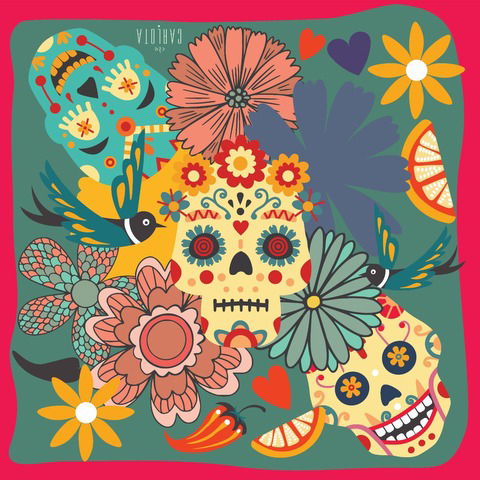 Calavera verde