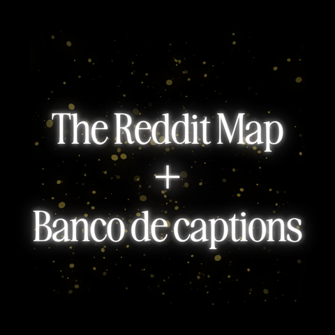 The Reddit Map + Banco de captions