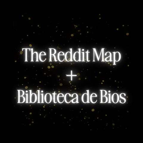 The Reddit Map + Biblioteca de bios