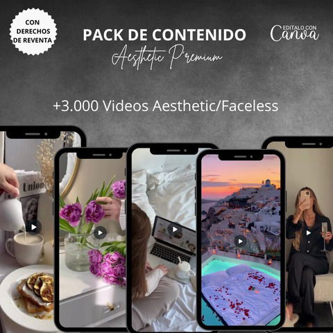 Pack de Contenido Aesthetic Premium 