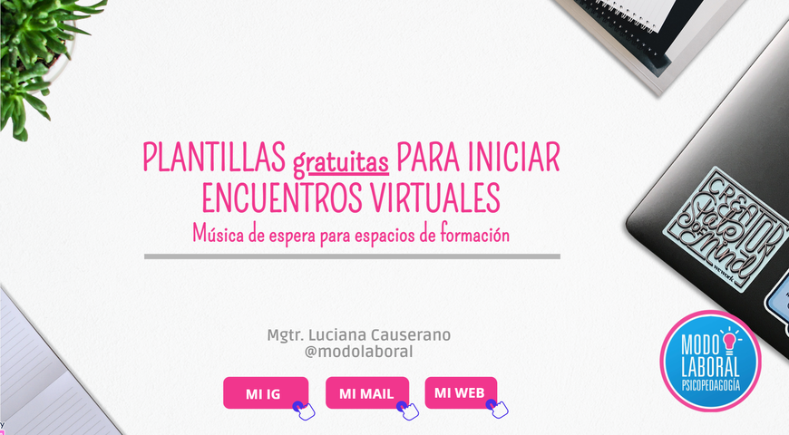 Plantillas editables para Iniciar encuentros virtuales