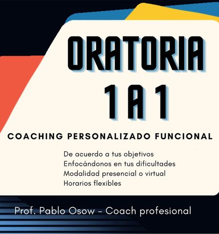 Oratoria 1 a 1 - Coaching personalizado funcional