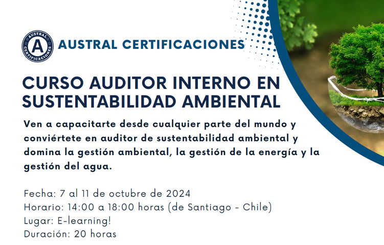 Auditor Interno en Sustentabilidad Ambiental