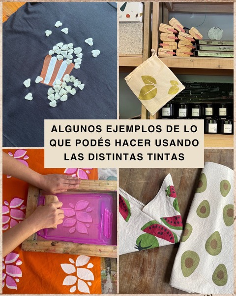 Workshop Estampar en serigrafía con stencils es divertido