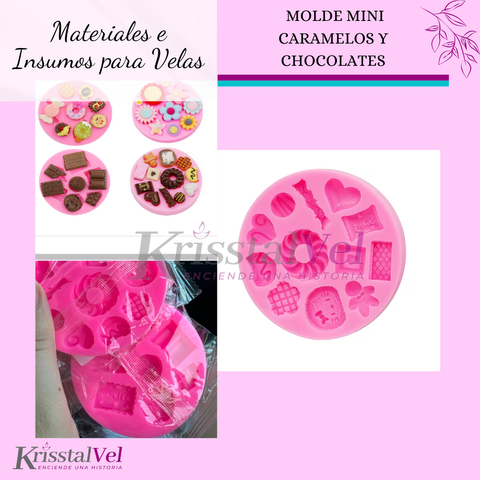 MOLDE MINI CARAMELOS Y CHOCOLATES