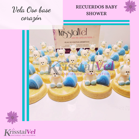 VELA OSO BASE CORAZÓN