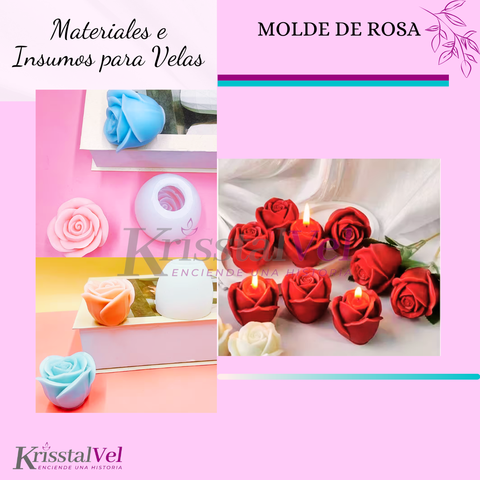 MOLDE DE ROSA
