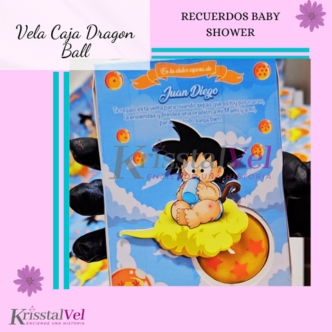 VELA CAJA DRAGON BALL