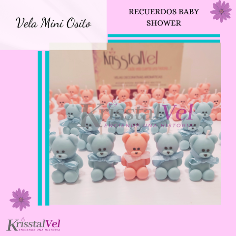 VELA MINI OSITO