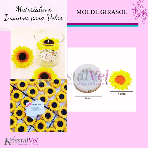 MOLDE DE GIRASOL
