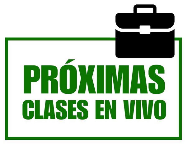 Próximas Clases en Vivo