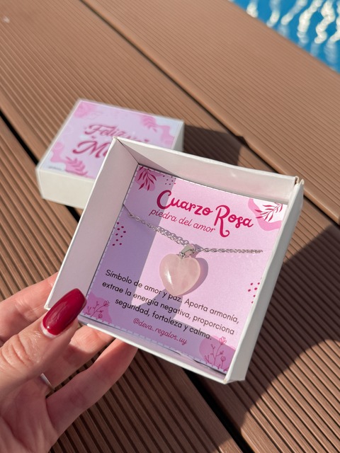 Collar Cuarzo Rosa