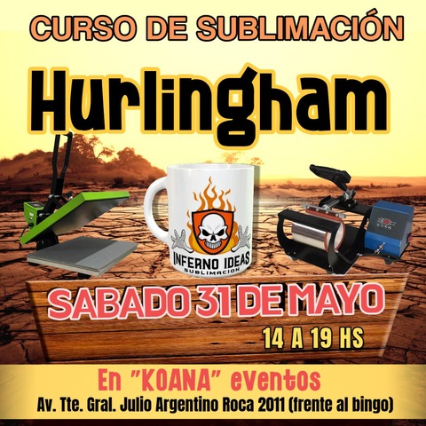 Cuso de sublimación en HURLINGHAM