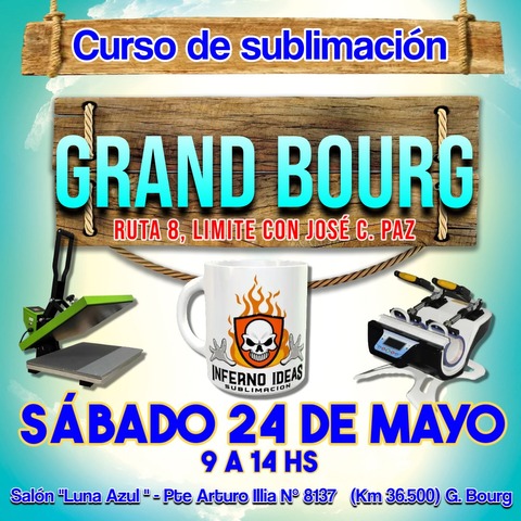 Curso de sublimación en GRAND BOURG