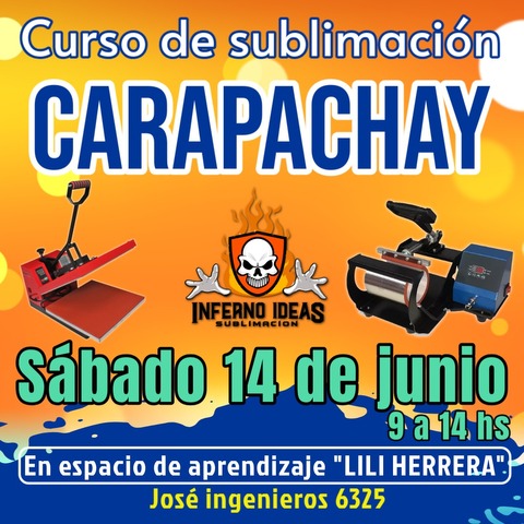 Curso de sublimación en CARAPACHAY