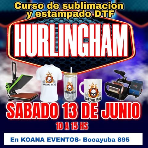 Curso de sublimación y DTF en HURLINGHAM