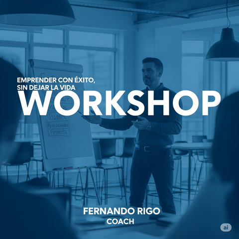 Workshop Emprender con éxito, sin dejar la vida.