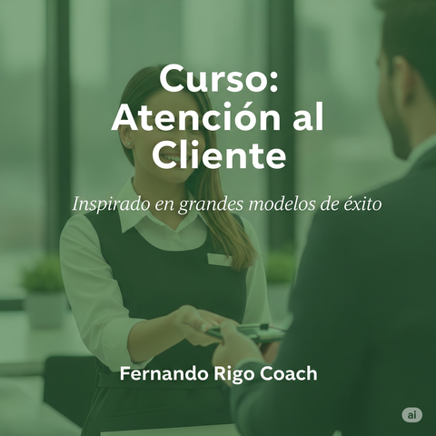Curso, Atención al cliente, inspirado en grandes modelos de éxito    