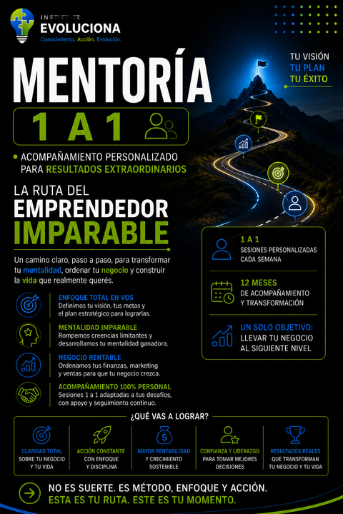 MENTORIA: LA RUTA DEL EMPRENDEDOR IMPARABLE ⭐⭐⭐⭐⭐