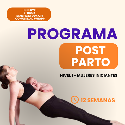 Programa Post Parto Nivel 1 INICIANTES 