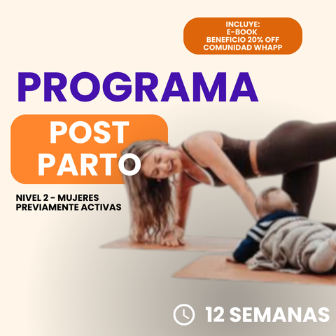 Programa Post Parto Nivel 2 - ACTIVAS 