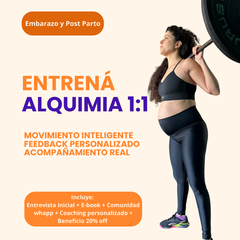 Entrená Personalizado - Plan Alquimia 1:1 - Gestación y Post parto