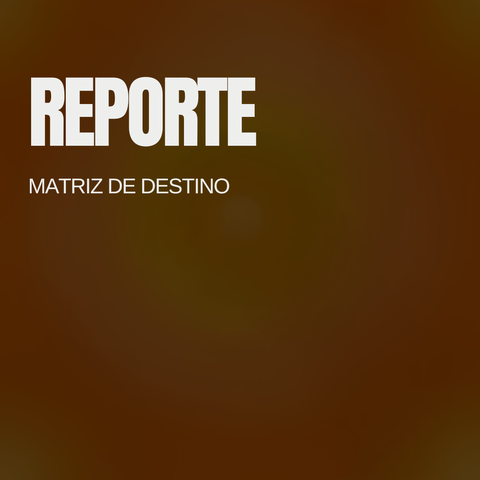 Informe Matriz de Destino
