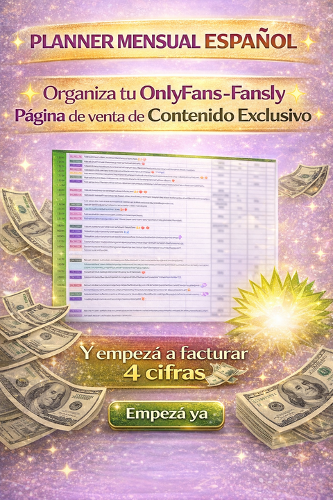 Planner Mensual  Español 1